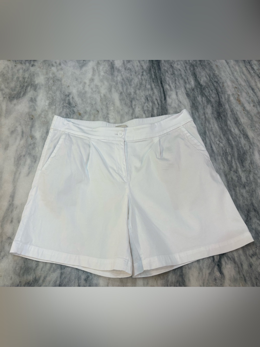 Talbots White Women's Bermuda Shorts